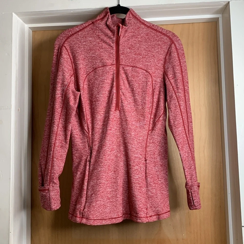 Lululemon Half Zip Pullover with Thumbholes - size 6